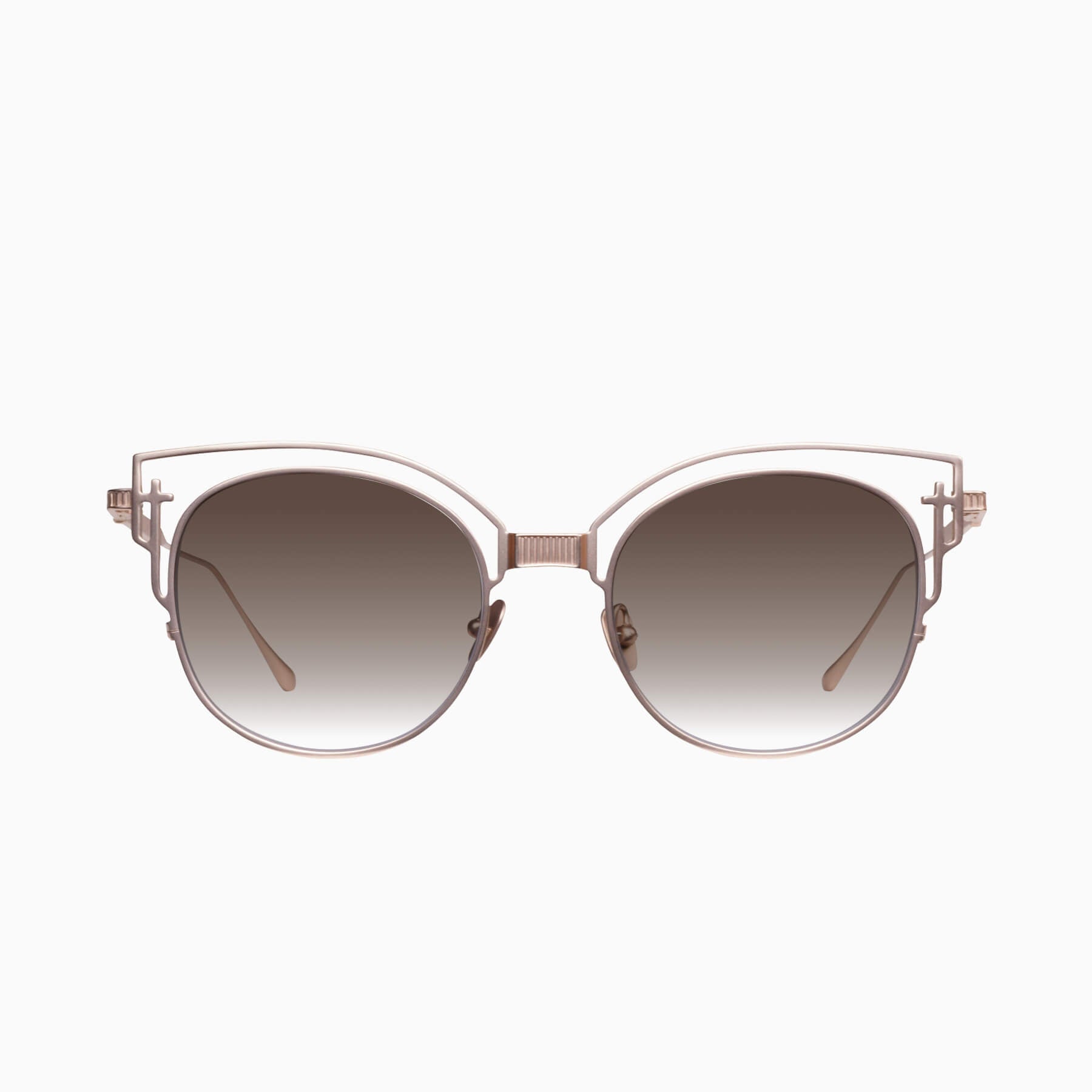 VALLEY A Dead Coffin Club Tortoiseshell Round Sunglasses - Matte Brown Lenses A Dead Coffin Club | Round, Oversized Sunglasses | Valley  main image 3
