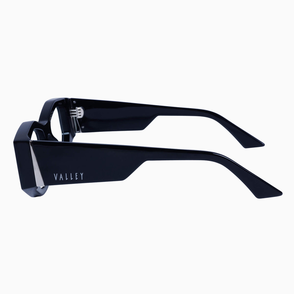 Valley Eyewear Nightfall - Gloss Black w. Gloss Gun Metal/Black Lens