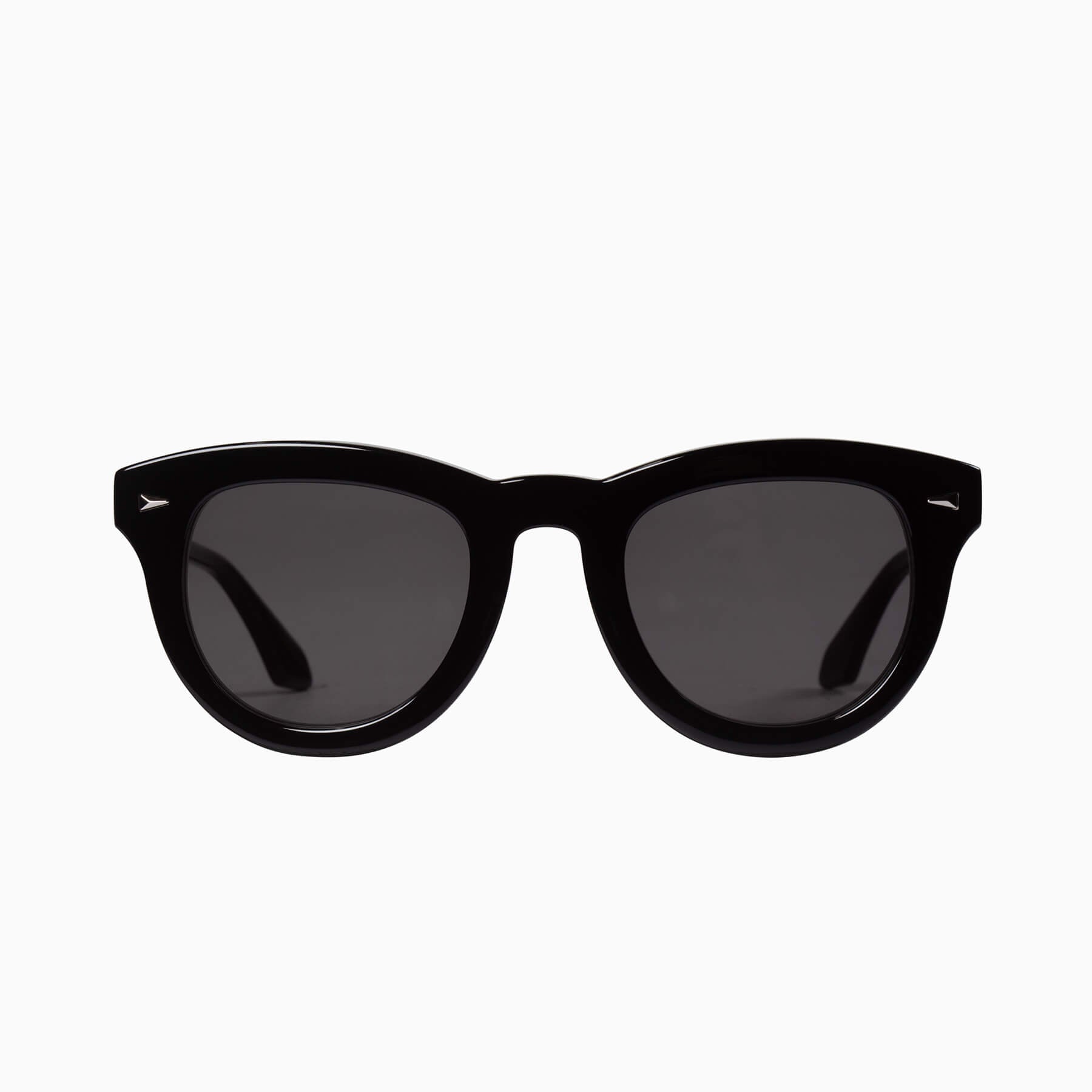 Women's Black Lens Gold-Toned Butterfly Sunglasses